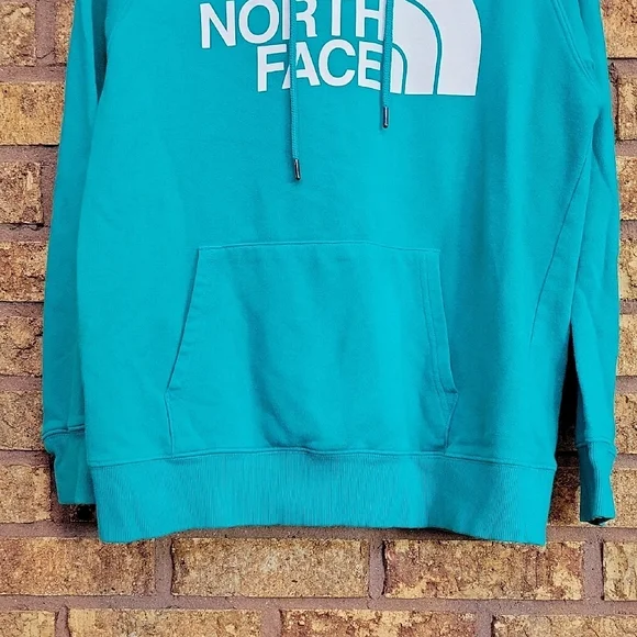 The North Face Women's Teal Hoodie Size Medium - Picture 8 of 10